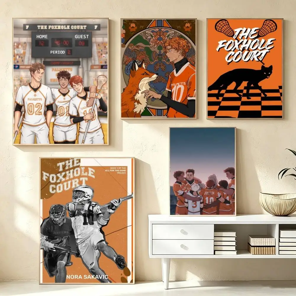 The Foxhole Court  Poster Waterproof Wall Art Sticker For Bar Living Room Vintage Decor High Quality Print Gift