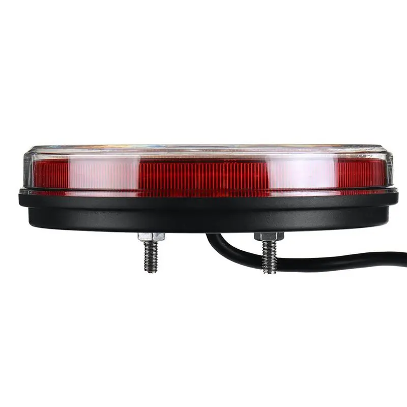 A024-5.3Inch Round LED Truck Trailer Light Rear Brake Light DRL Flow Turn Signal Light for Truck Ships Van Boat Lorry