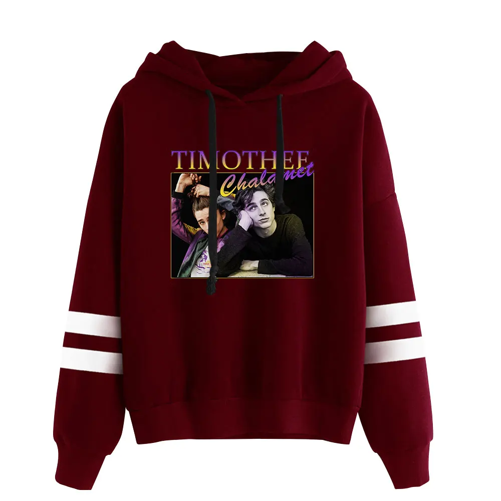 

Timothee Chalamet Retro Pullover Hoodie Unisex Hooded Sweatshirt Fashion Tracksuit