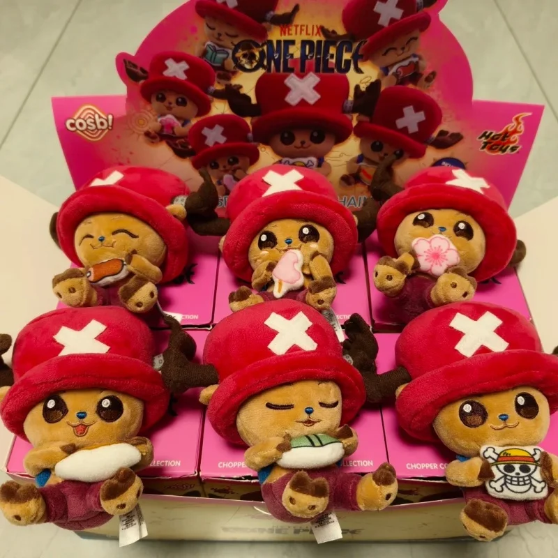 

Hot Toys Official Netflix One Piece Chopper Cosbi Plush Blind Box Anime Pendant Cute Collectible Surprise Gift For Anime Fans