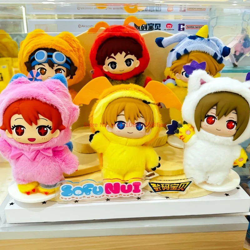 New Genuine Toptoy Digimon Adventure Blind Box Cute Pvc Flocked Figure Doll Backpack Pendant Ornament Mystery Surprise Box Gifts