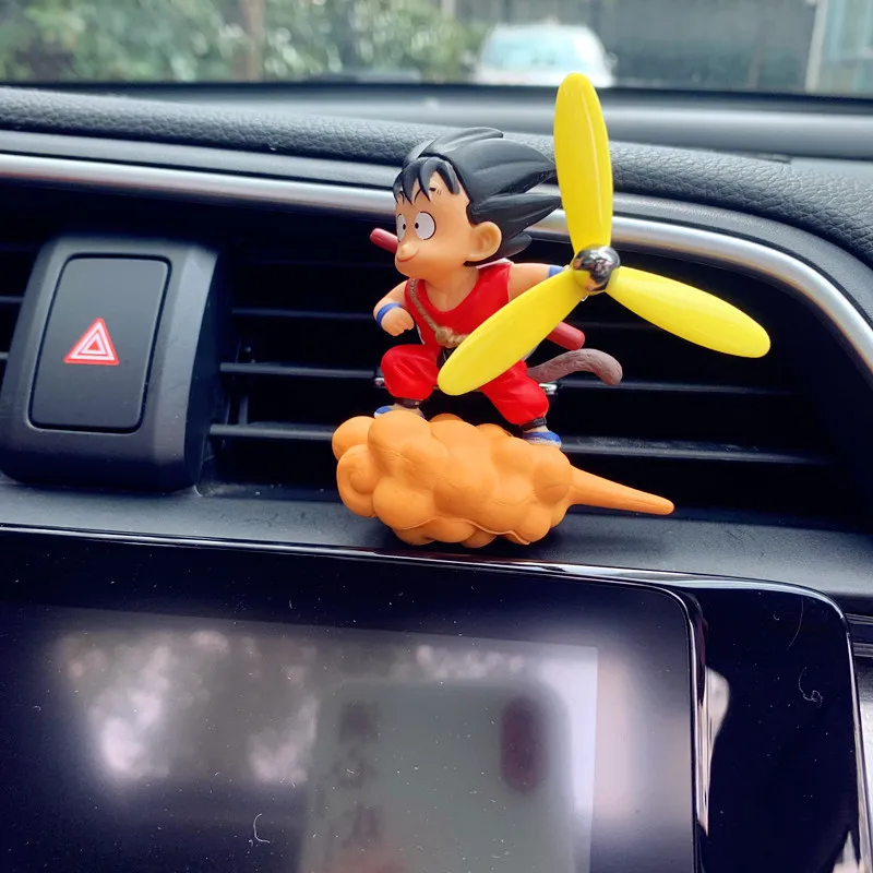 1Pcs Cartoon Anime Dragon Ball Son Goku Car Air Outlet Clip Ornament Aromatherapy Three-dimensional Interior Decoration Gifts