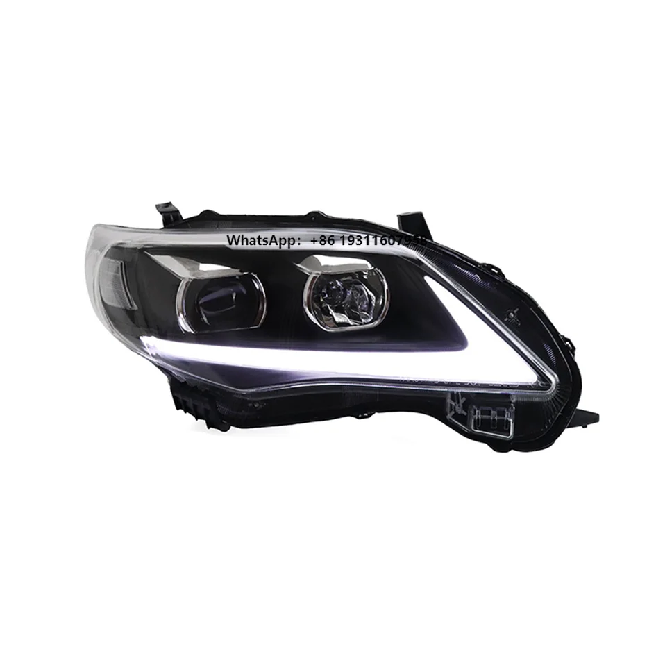 Manufacturers Headlights With Sequential Turn Signal Headlights 2011 2012 2013 LED Head Light for corolla Headlamp