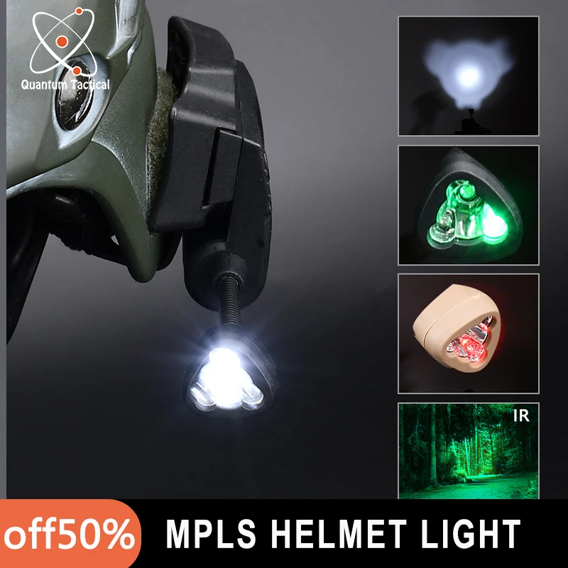 

Tactical Mpls Helmet Light Charge Green Red IR Laser 4 Modes FAST Civilian Helmet Lamp Outdoor Airsoft Hunting Signal ScoutLight