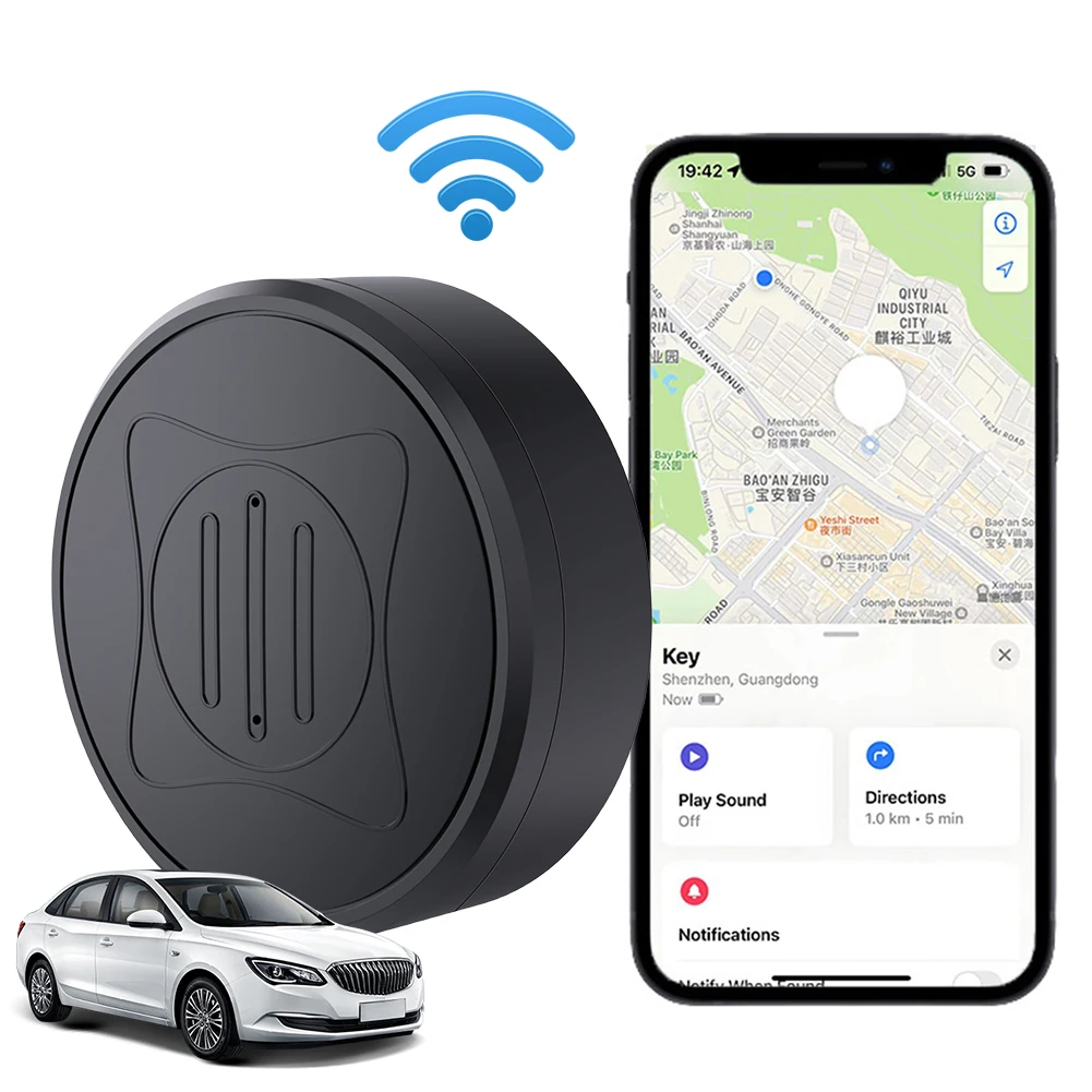 Mini GPS Tracker Strong Magnetic Wireless Car Tracking Anti-Lost and Anti-Theft Equipment Portable Positioning APP GPS Locator