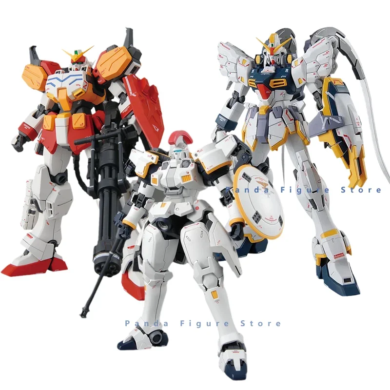 Bandai Original MG EW Arms cusutom sandrock GUNDAM ตุ๊กตาขยับแขนขาได้ของเล่นเด็กผู้ชายโมเดลเมชาชุดประกอบของขวัญ