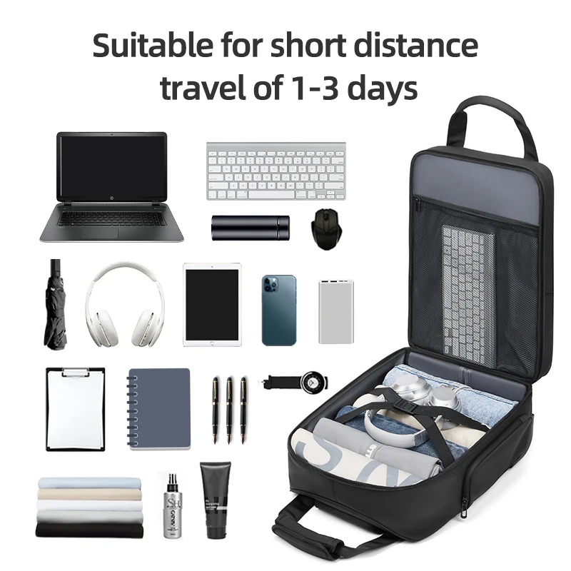 Travel Trolley Business Backpacks Bags for Man Wheeled Backpack Waterproof Backpack On Wheels Luggage Rolling Bags for Boardable