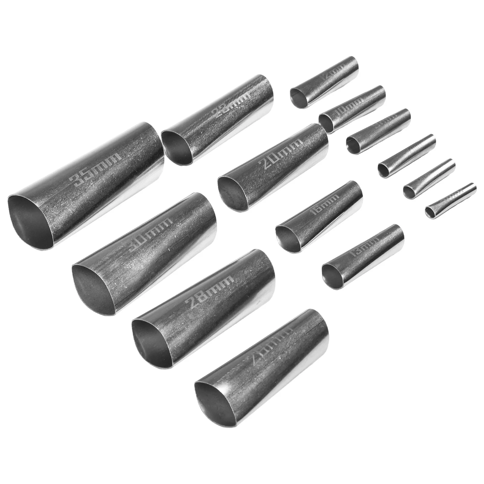 14pcs Stainless Steel Perfect Caulking Nozzle Applicator Sealant Finishing Tool For Renovation Construction Tools Accessories