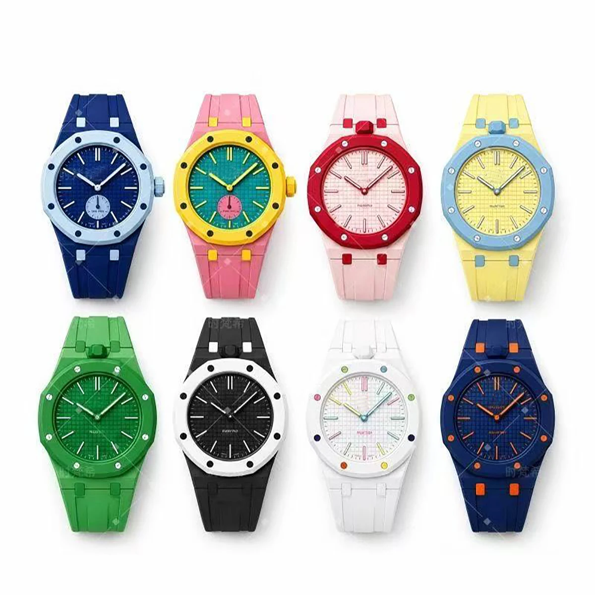 PC Case Silicone Strap Integrated Mod Accessories Convert Pocket Watch to Wristwatch for Swatch x AP Royal POP - view 3