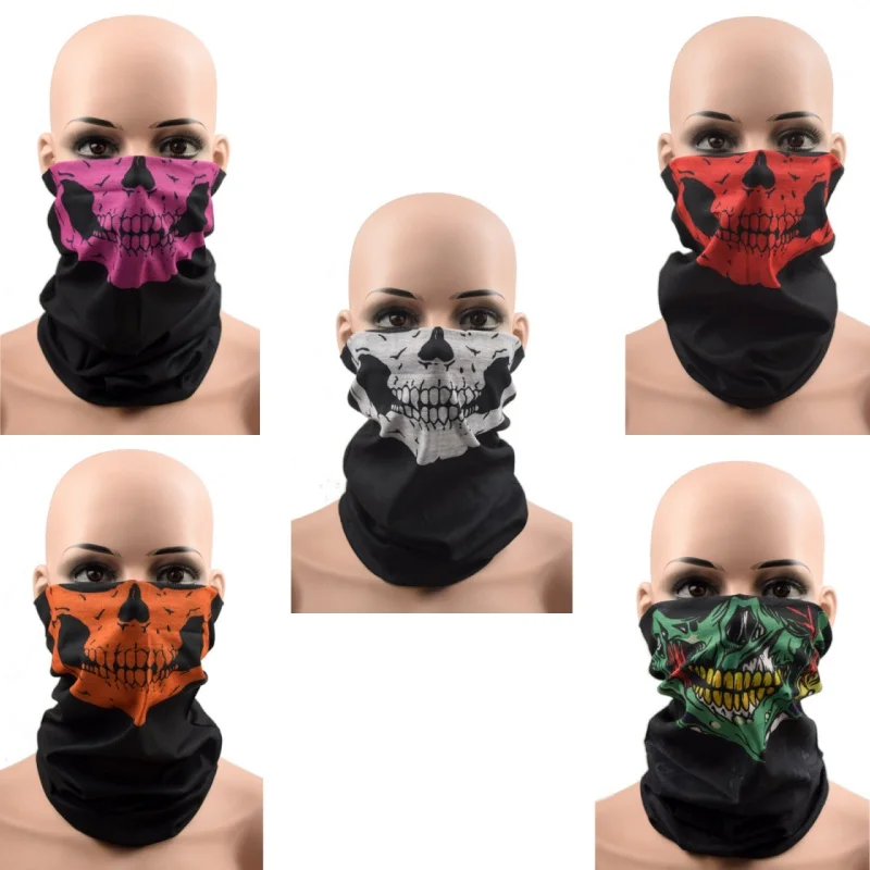 Windproof Skull Balaclava Face Mask Breathable Neck Gaiter Tube Scarf For Cycling Ski Motorcycle Hiking Sun UV Protection view 2