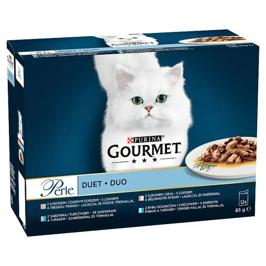 KARMA GOURMET PERLE DUET PESCADO 12*85g
