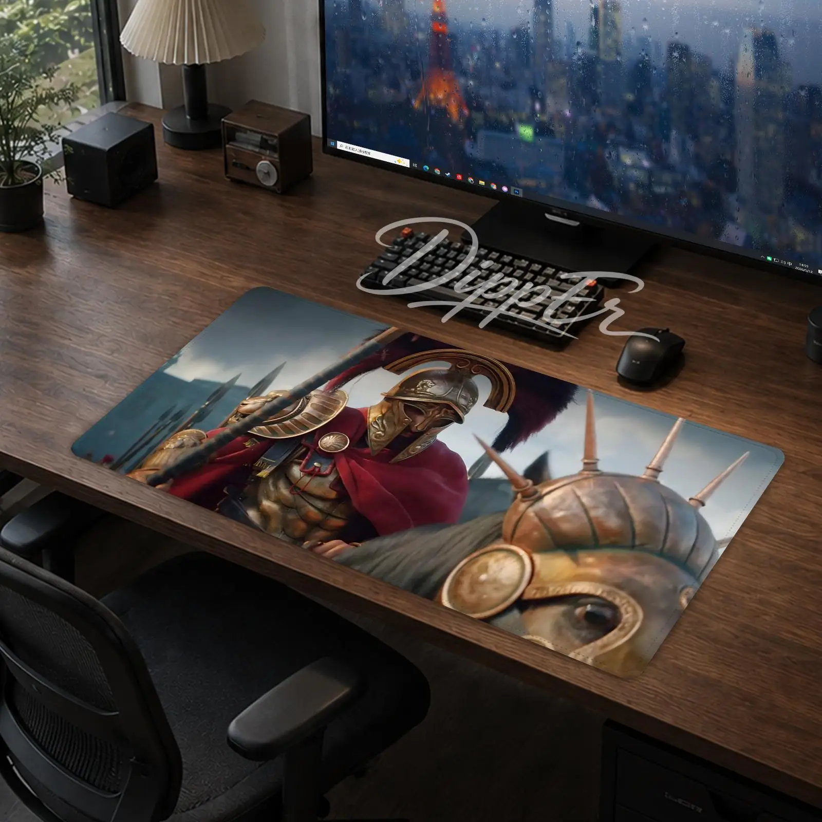 A-Titan Quest Ii Mouse Pad Office Large Desk Mat Gaming Mousepad Rubber Bottom Non-Slip Cushion 900X400