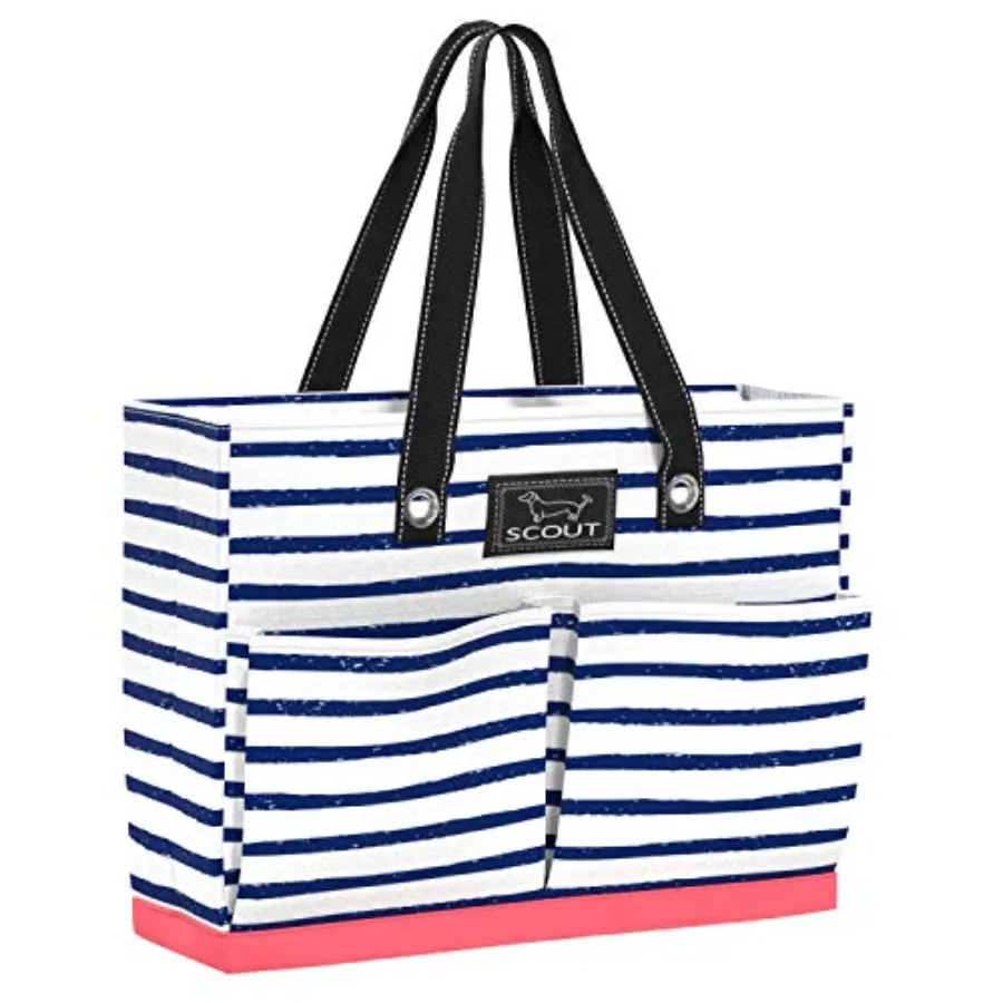 

Uptown Pocket Tote - Multi-Use Tote Bag for Women, Nurses, Teachers, and Moms, 5 Pockets, Breakaway Zipper