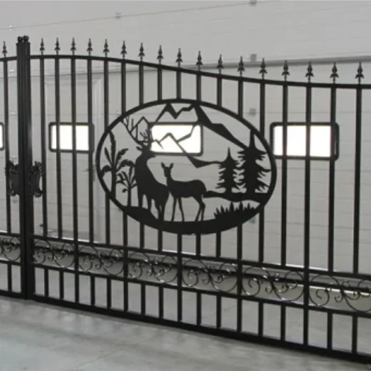 

Factory Direct Sale Lifetime Durability Fencing Outdoor Metal Fence Gate