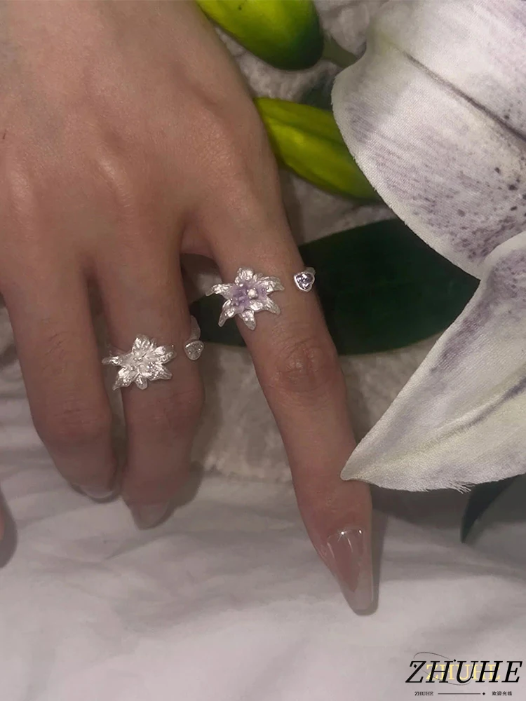 Флористические аксессуары, модное кольцо для женщин