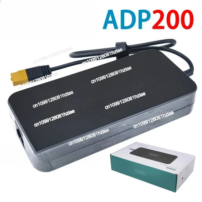 

ToolKitRC ADP200 200 Вт 4 А адаптер питания для зарядного устройства DC19,5 В 10,3 А выходной адаптер XT60 для RC ISDT GTPower HotRC SkyRC