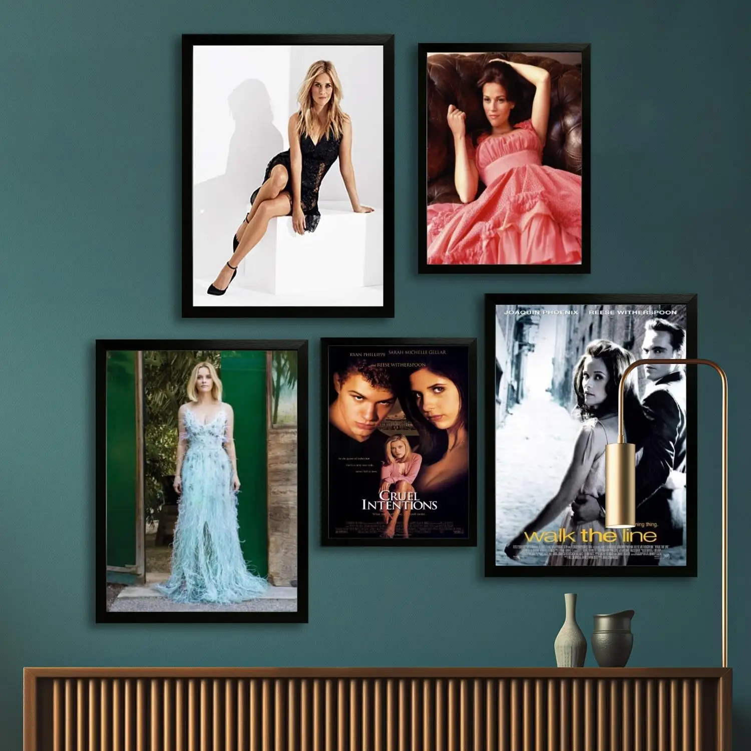 Reese witherspoon actor lienzo póster artístico e arte de pared, impresión de imágenes, decoración moderna para dormitorio familiar, pintura decorativa