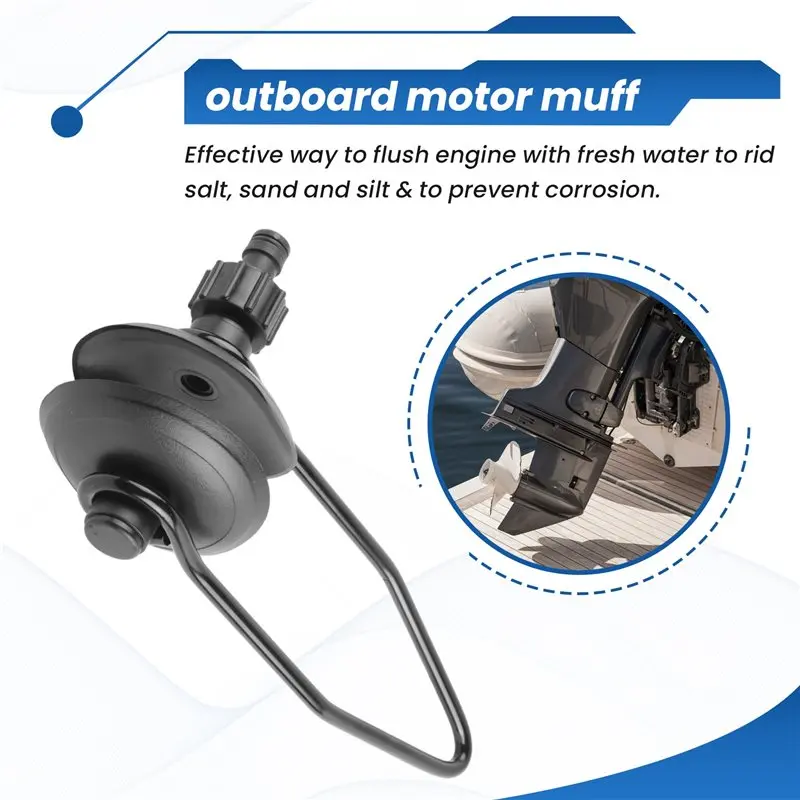 Boat Motor Outboard Motor And Inboard I/O Ear Flusher Motor Flush Warmer Parts Hose Adapter-A54R
