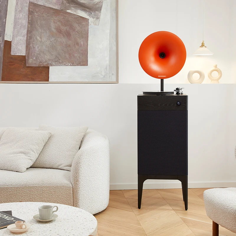 Профессиональный проигрыватель виниловых пластинок, электрический поющий современный легкий роскошный Hi-Fi фонограф, Bluetooth-динамик