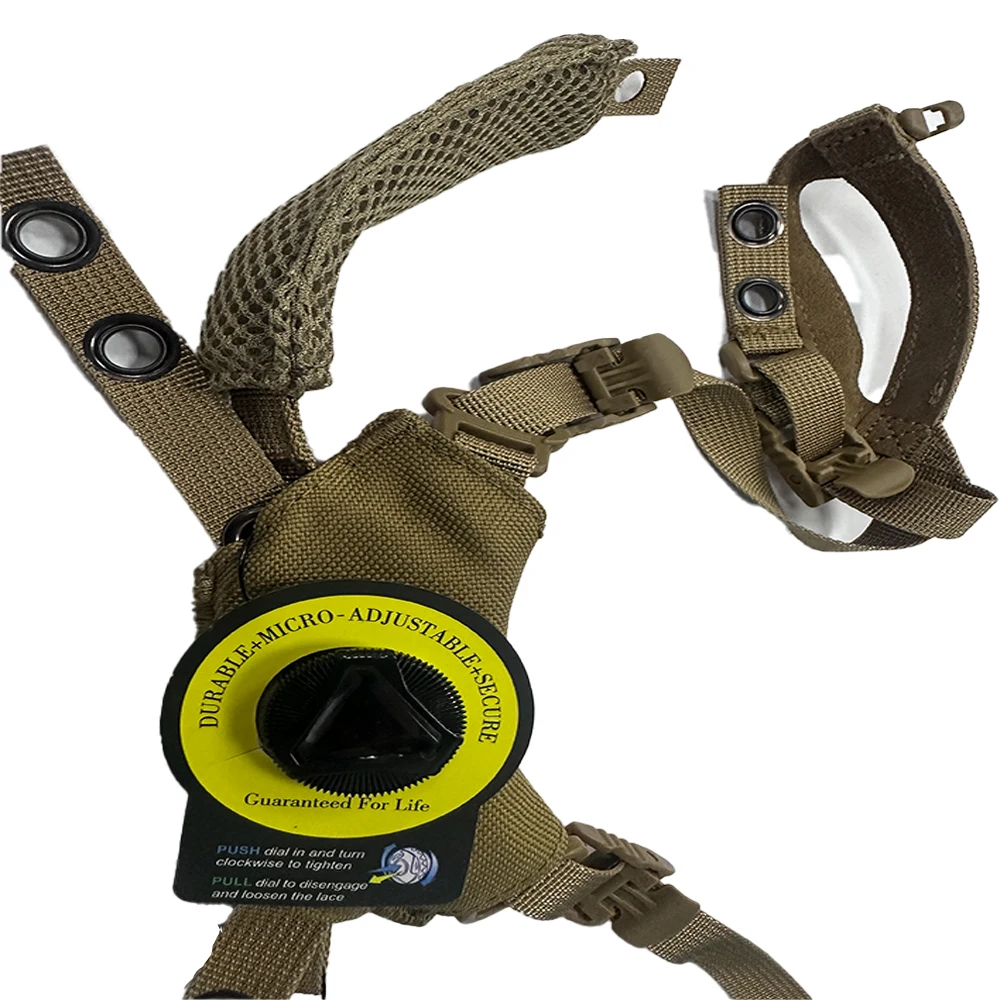 Tactical Helmet Liner Suspension, Helmet Dial Suspension System Chin Strap for Wendy MICH Fast