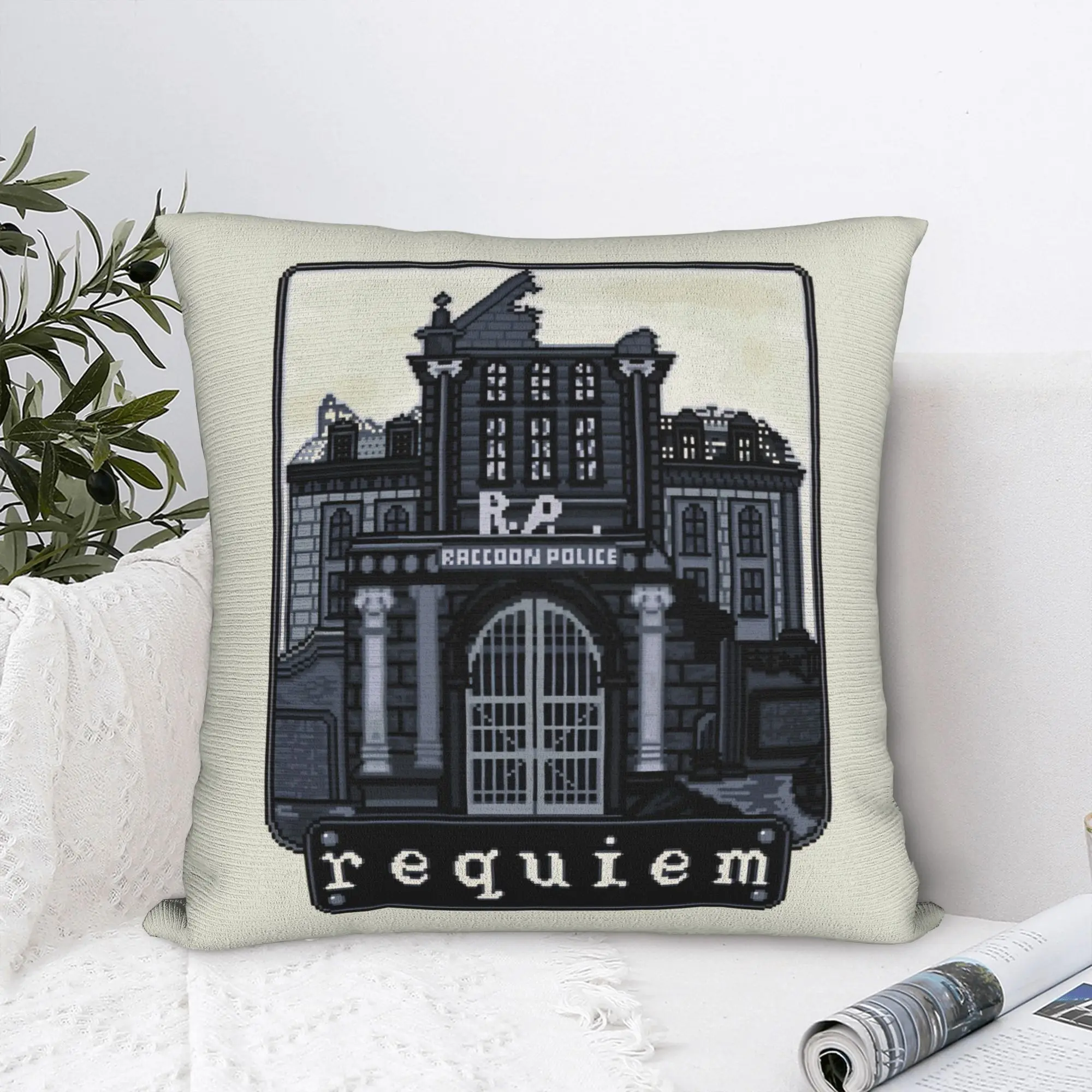 Biohazard Residents Evils 9 Requiem Pillowcases Stuff Printing Cushion Cover  Pillow Covers Bedroom Decor Zipper Multiple Sizes