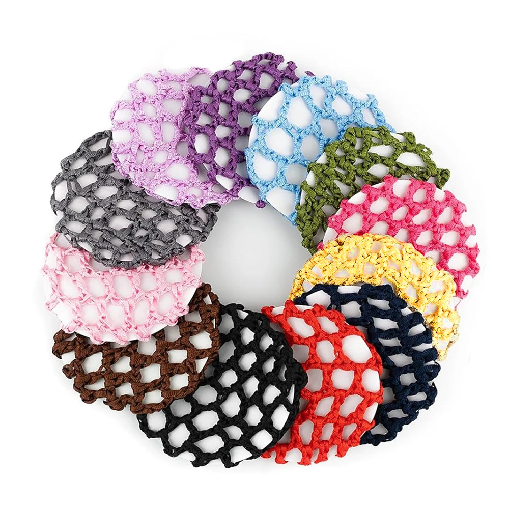 Black Ballet Bun Covers - Hair Nets for Dancers