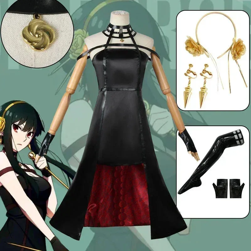 

Йор Форгер Косплей Длинный Свитер Костюм Аниме Шпион Семейная Женская Одежда Высокое Качество Ролевая Игра Наряд Лидер продаж Новое Прибытие Мода