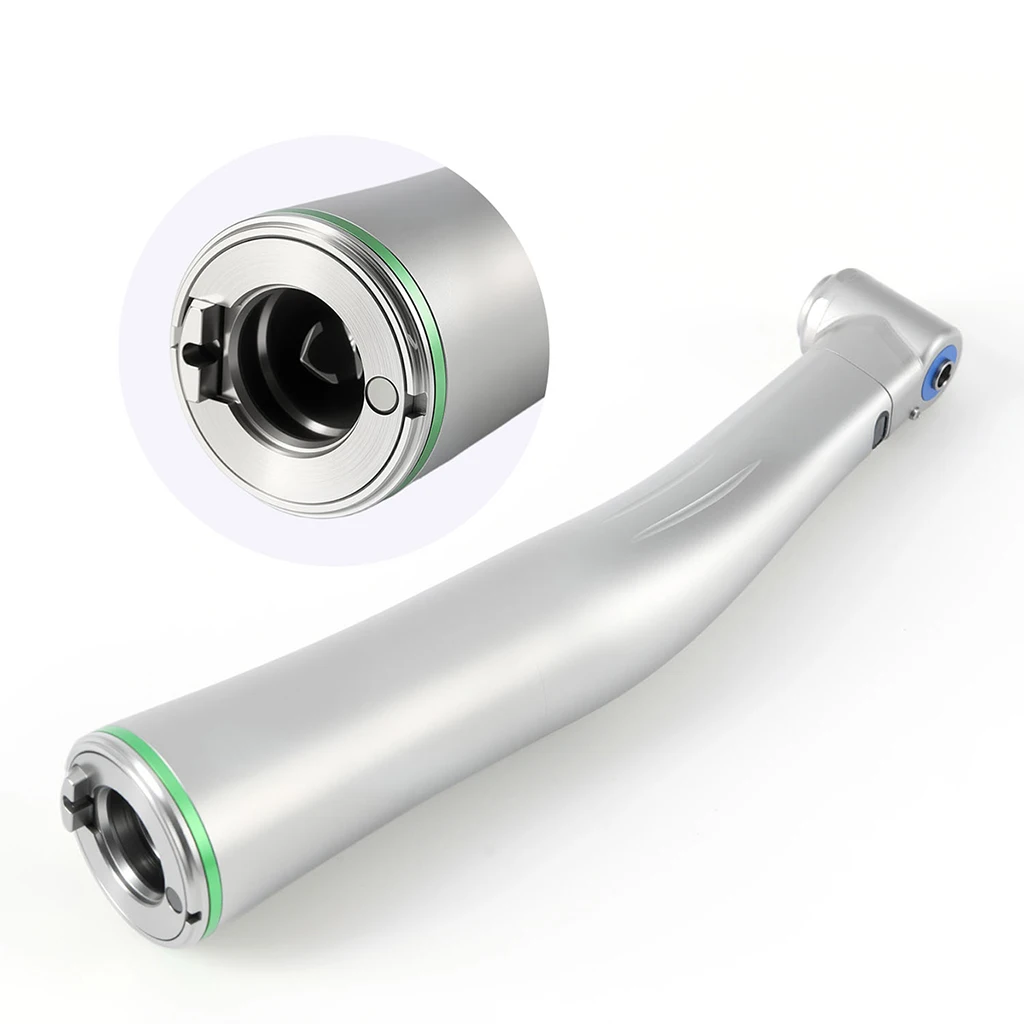 AZDENT Dental 1:5/1:1/20:1 LED Fiber Optic Low Speed Handstück Interne Spray Contra Winkel Push Button Handstück Zahnmedizin Werkzeug – Detail 21