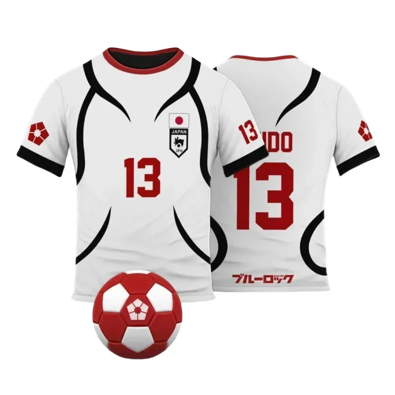 أنيمي الأزرق قفل #   10 SAE قميص كوسبلاي لكرة القدم جيرسي #   2 أزياء أوليفر أيكو التأثيرية #   13 زي كرة القدم شيدو طباعة ثلاثية الأبعاد