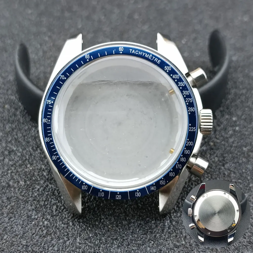 NONE 39,7 mm Uhren, Metallgehäuse, passend für VK63-Uhrwerk, Uhrenzubehör, Uhrenteile, passend für Uhrenbox mit 20-mm-Armband 4