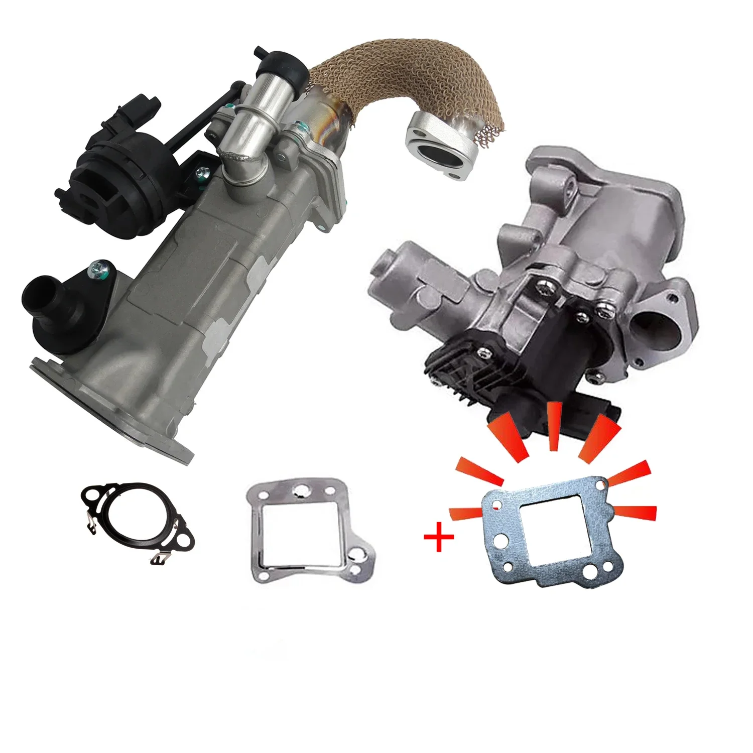 EGR Valve +  2 2006 - 2014 Range Rover Evoque 2012 - 2018 LR000997 / LR057662