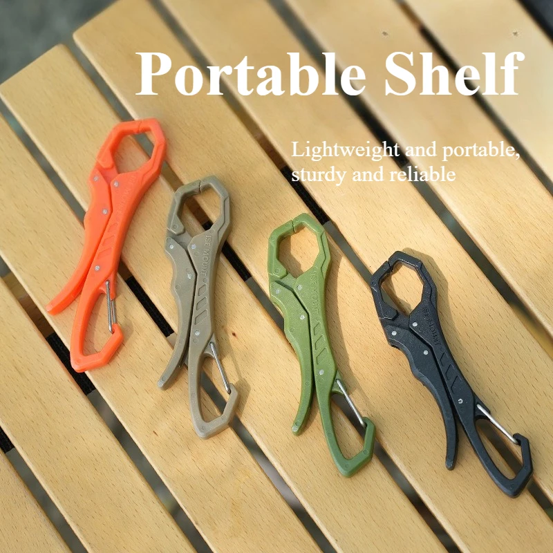 

Outdoor Camping Mini Fish Mouth Buckle Multifunctional Keychain Glove Clip Portable Luya Carry-on Holder