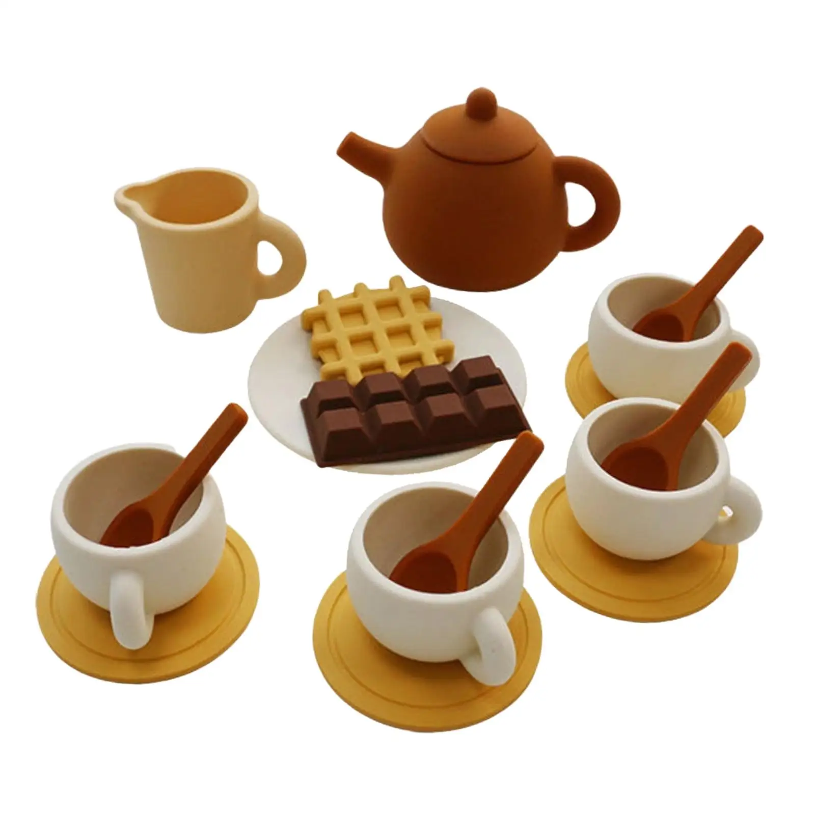 Juego de tarde, fiesta, cocina, juego de simulación, juguete Montessori, cocina de silicona