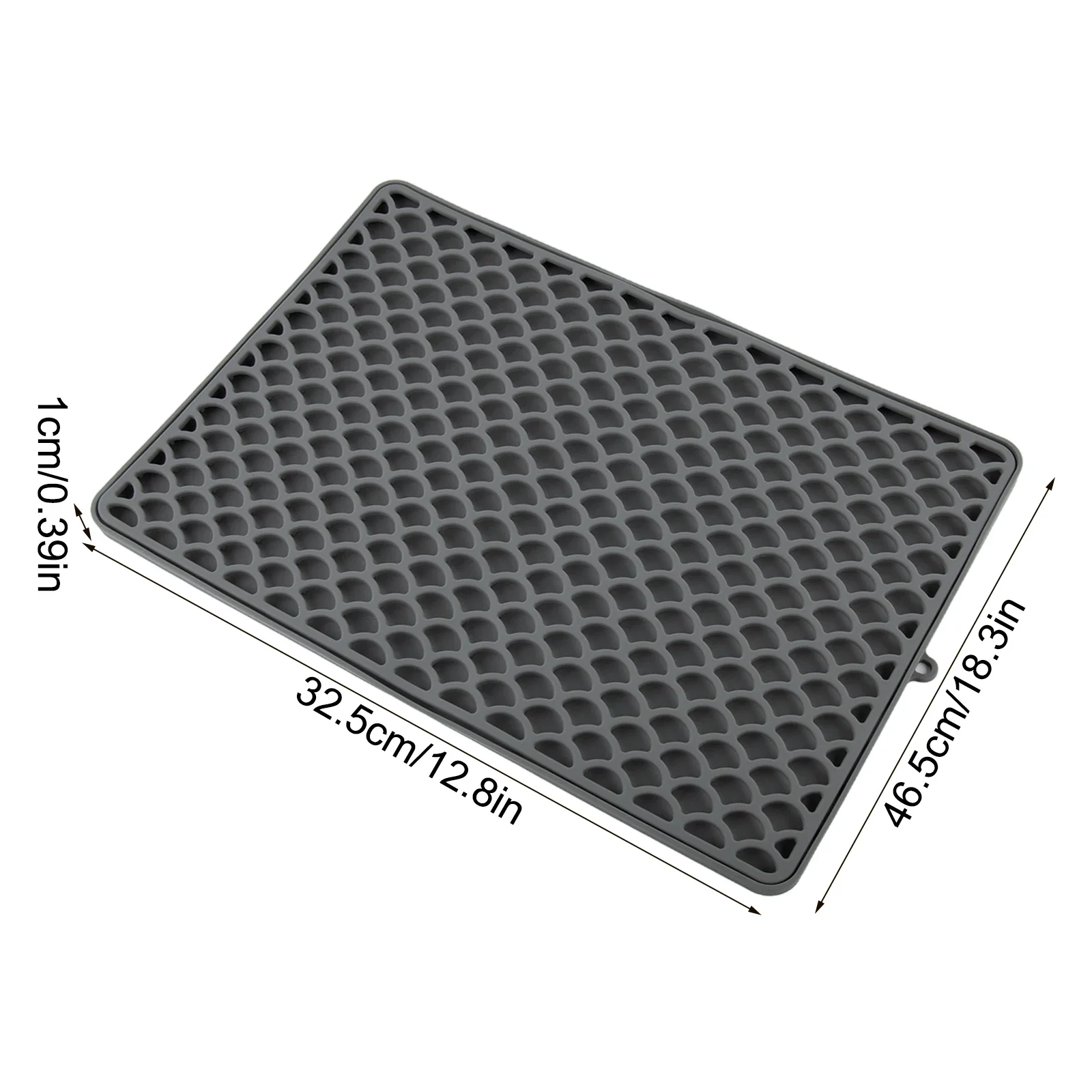 Home Organization Absorbent Kitchen Mat Double Layer Absorbent Drying Mat Non-Slip Dish Mat Coffee Machine Mat