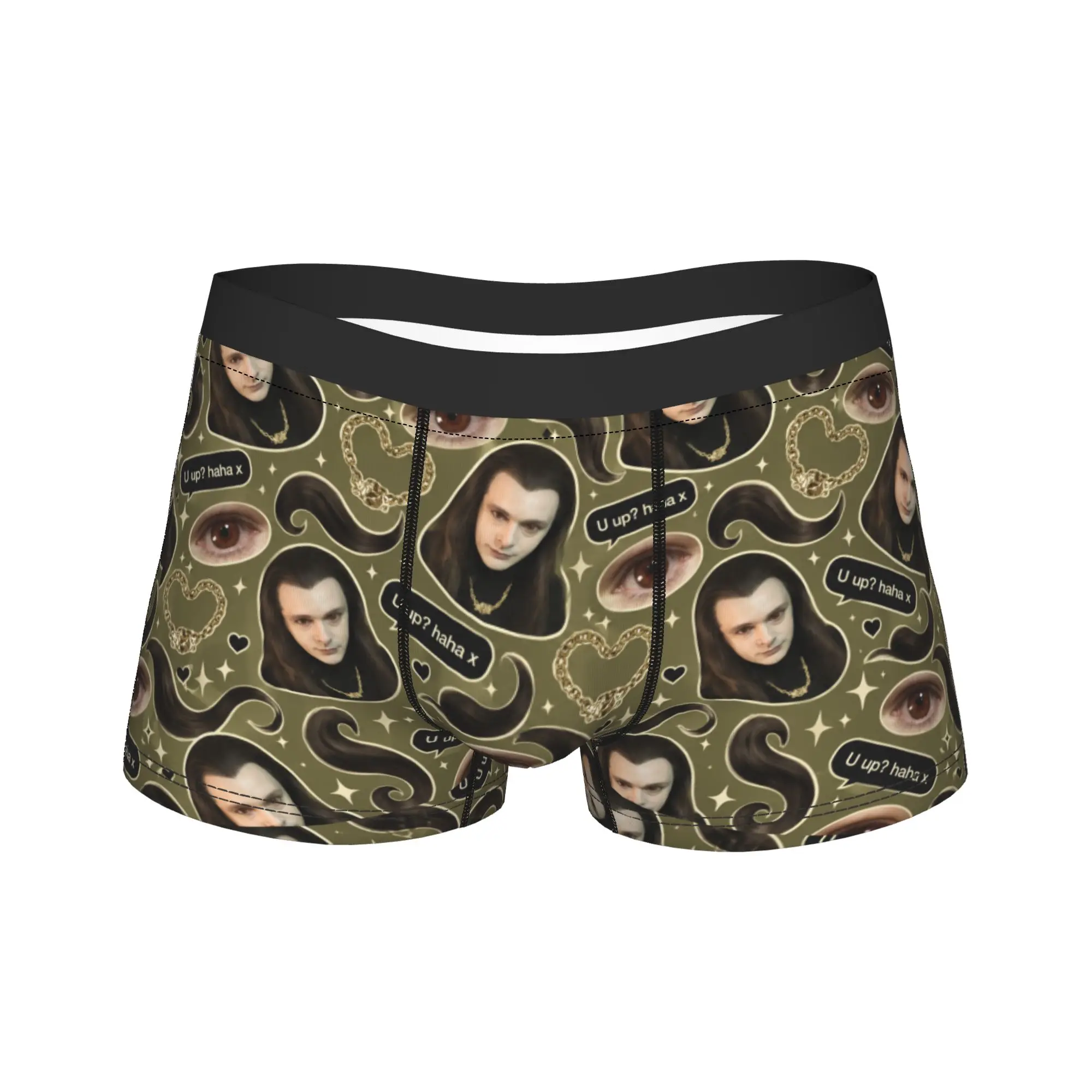 Meme Aro Vampire Twilight Boxer Brief  Underwear Hot Sale Males Sexy Soft Boxershorts Print Plus Size Panties