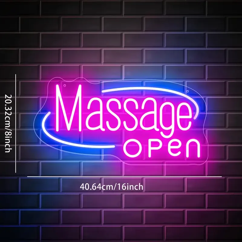 Massage Spa Open LED Neon Sign - Spa And Wellness Hotel recensie en prijs