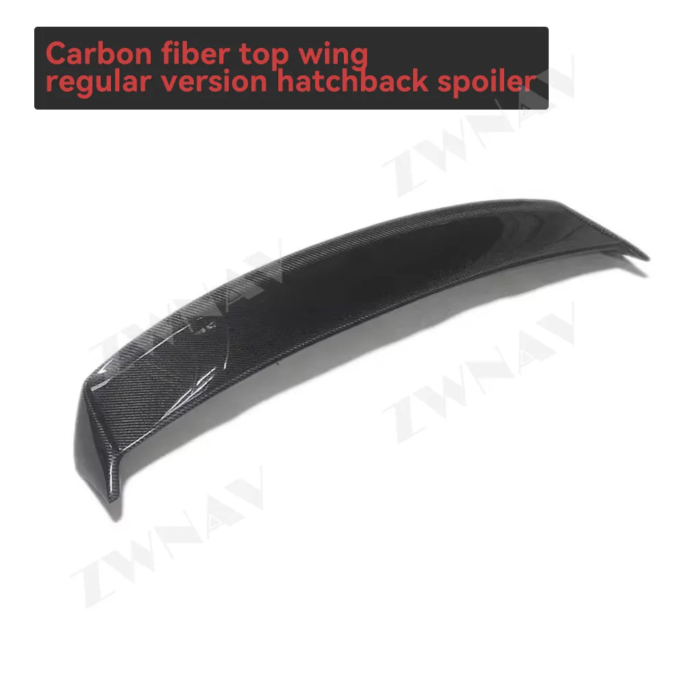 

Автомобильные аксессуары для Audi A3 2008-2012, верхнее крыло из настоящего углеродного волокна, обычная версия, спойлер хэтчбека, детали для автомодификации