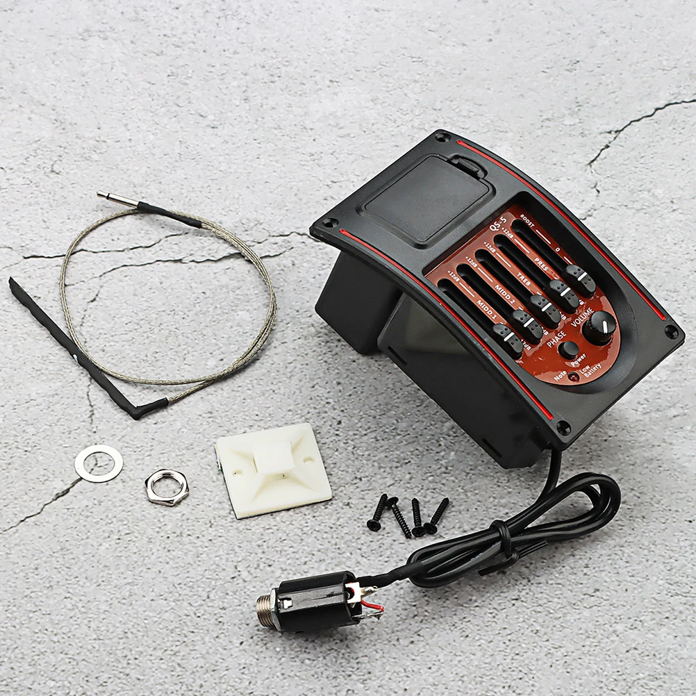 

Guitar Pickups Bass Equalizer Electric Frequency Adjustment Part Adjustable Electronic Component Active Pedal