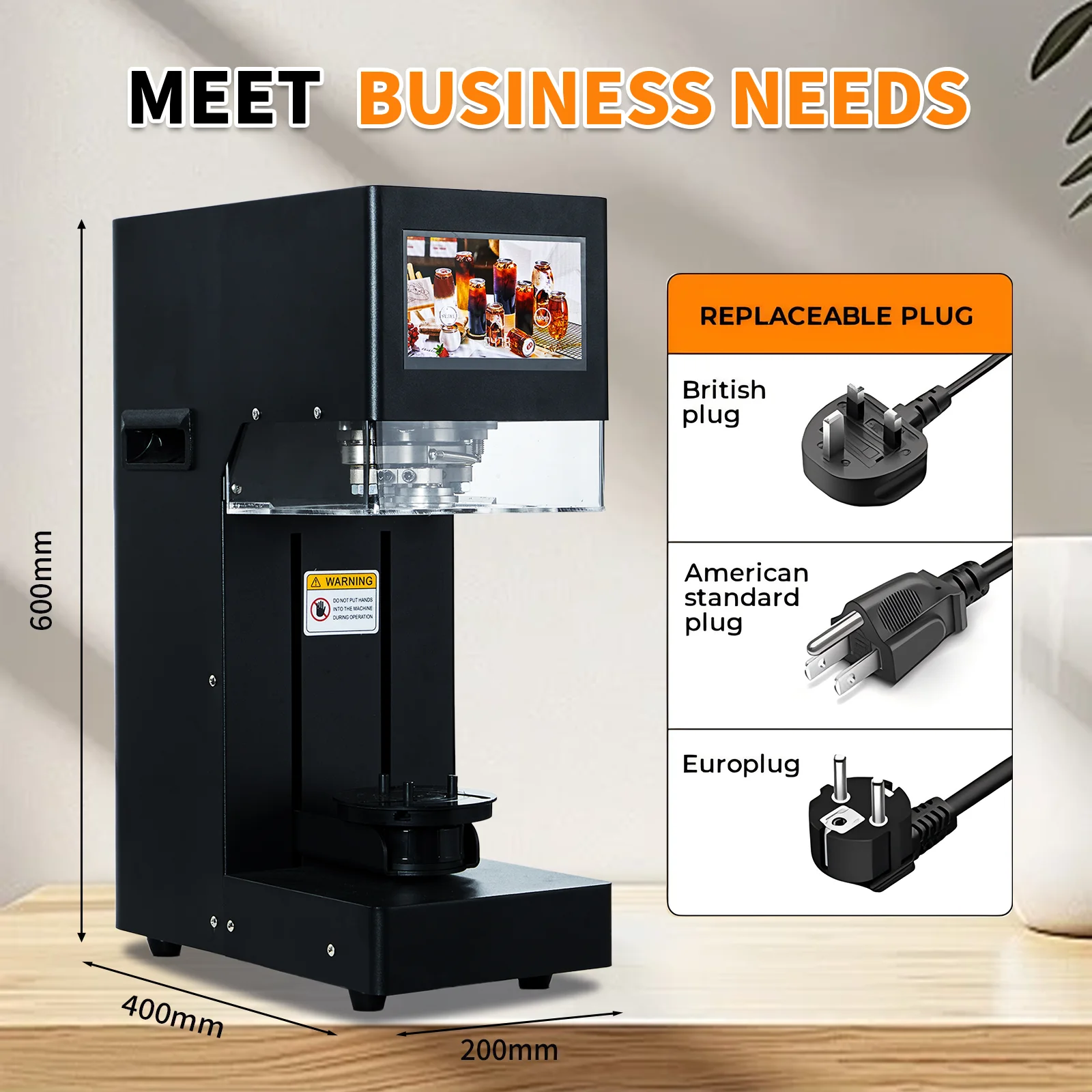 

Non-Rotating Can Sealing Unit, Automatic Operation, For Soda Tin Can, Commercial Beverage Container Seaming Tool