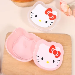 Cute Sanrio Hello Kittys Storage Box Cartoon Multipurpose Desktop Organizer Cosmetics Stationery Sorting Box 11.2*10.3*5.5cm