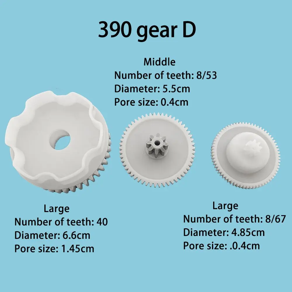 RS380 RS390 WW3 WW4 XX WSJ 子供用電動乗用車モーターギアボックス大中小ギアプラスチックギア金属鋼ギア