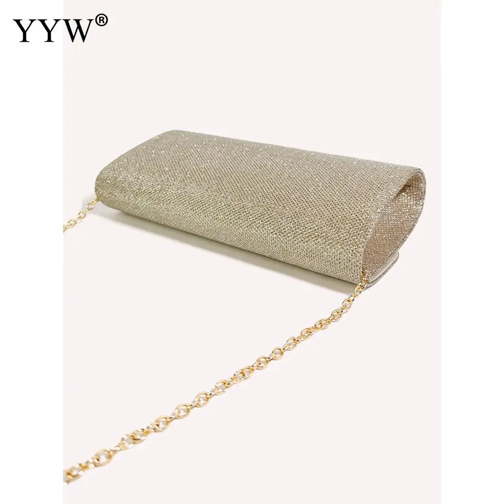 2032 New Fashion Women Evening Bags Satin Ladies Elegant Clutch Purse Shoulder Chain Wedding Party Handbags Bags Bolsa Mujer