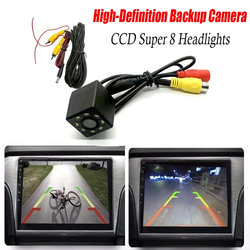 High-Definition Rearview Camera AHD Universal Automotive CCD Camera 12-Light CVBS Camera