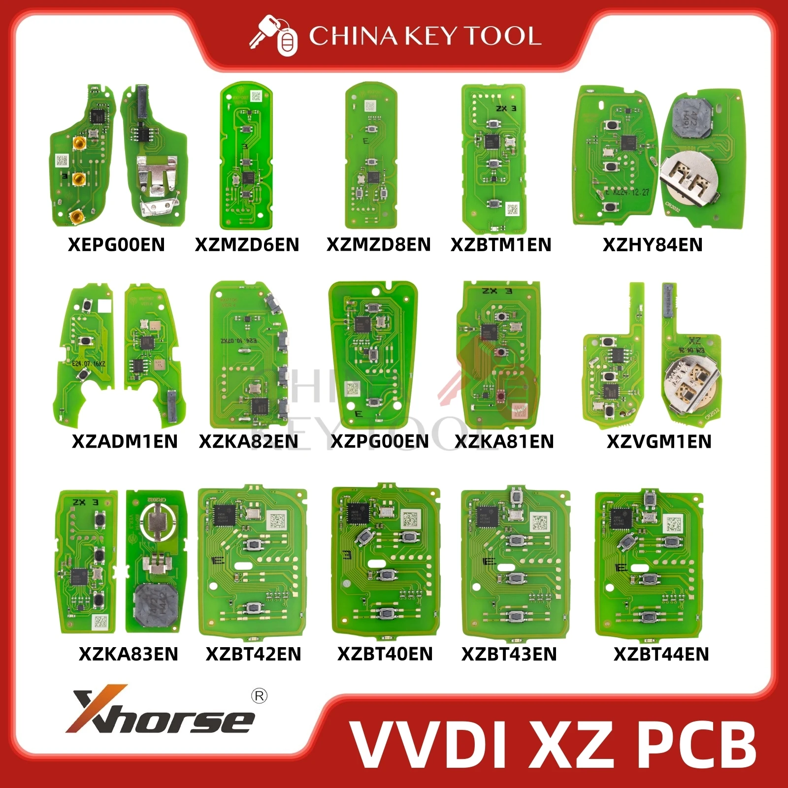 

Специальная печатная плата Xhorse XZADM1EN XZVGM1EN XEPG00EN XZPG00EN XZMZD8EN XZMZD6EN XZKA83EN XZKA82EN XZKA81EN XZHY84EN XZBTM1EN XZBT