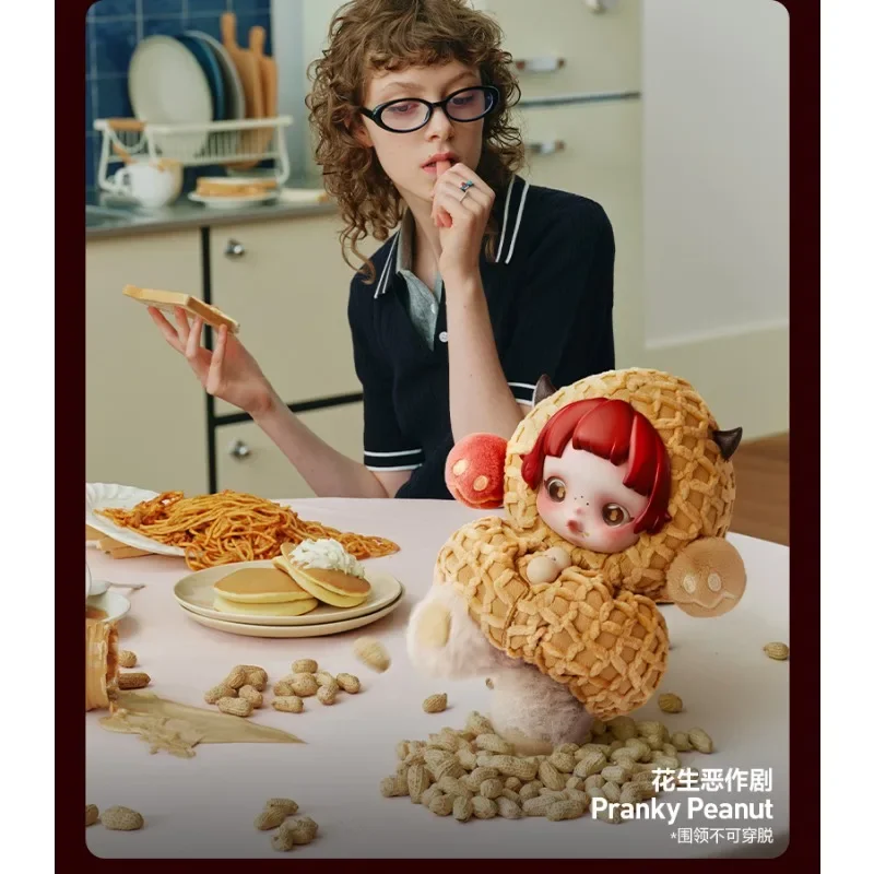 POP MART SKULLPANDA スリープレスシアター ぬいぐるみキーホルダー ブラインドボックス かわいいコレクタブルドール バッグ用ペンダント ファンへのサプライズギフト ​