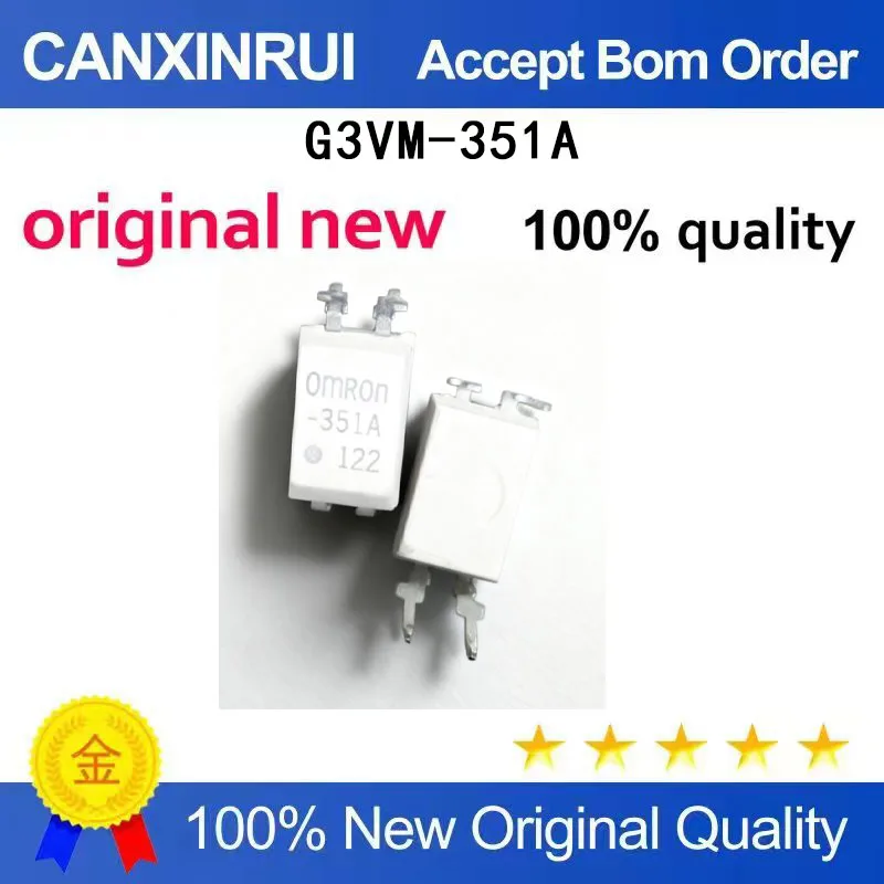 (5-100 Pieces) G3VM-351A Direct DIP Normally Open Optocoupler Solid State Relay Optocoupler Chip