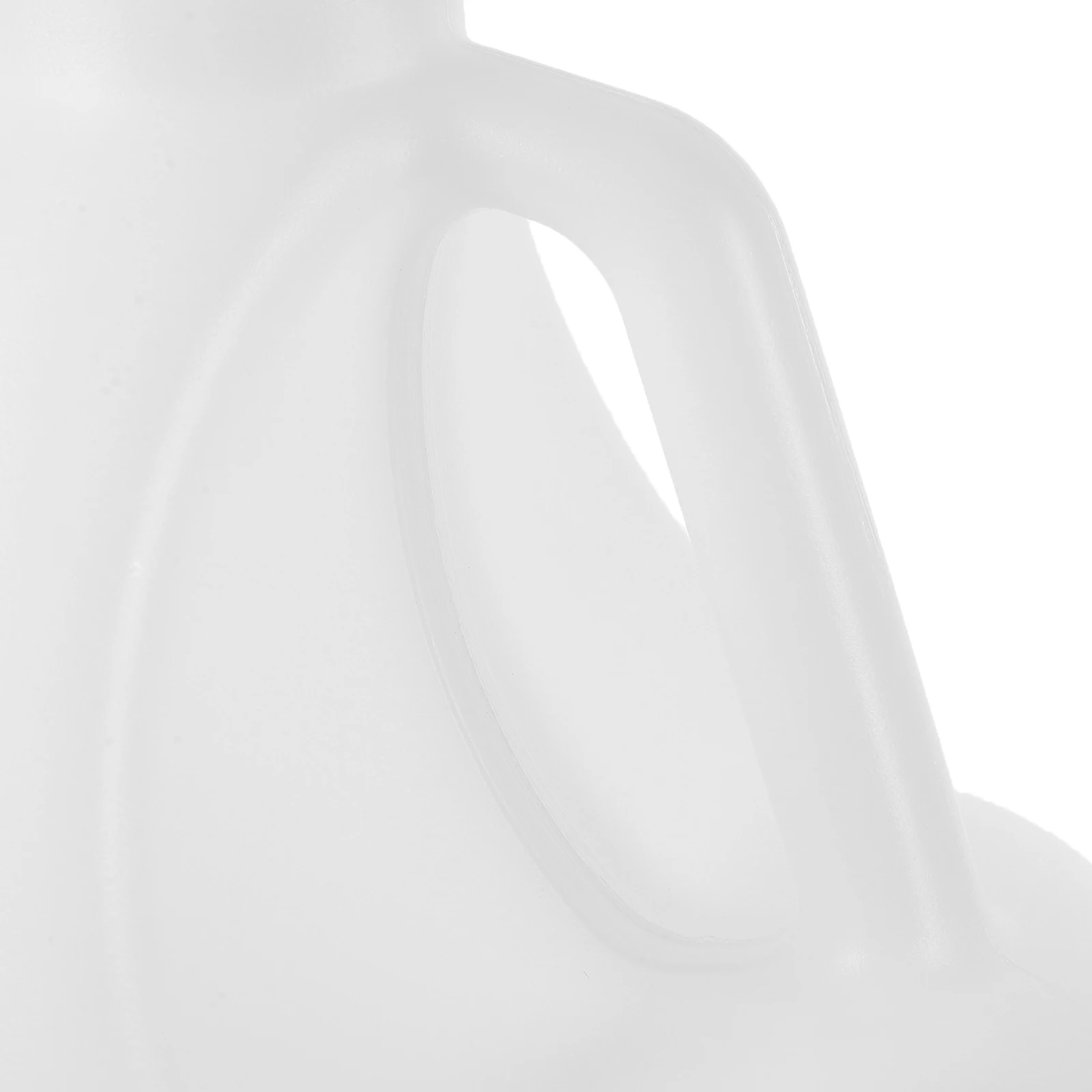 

Plastic Bucket Kettle 1 Gallon 4L White HDPE Liquid Jug Container Reusable Water Bottle Transparent Oil Storage