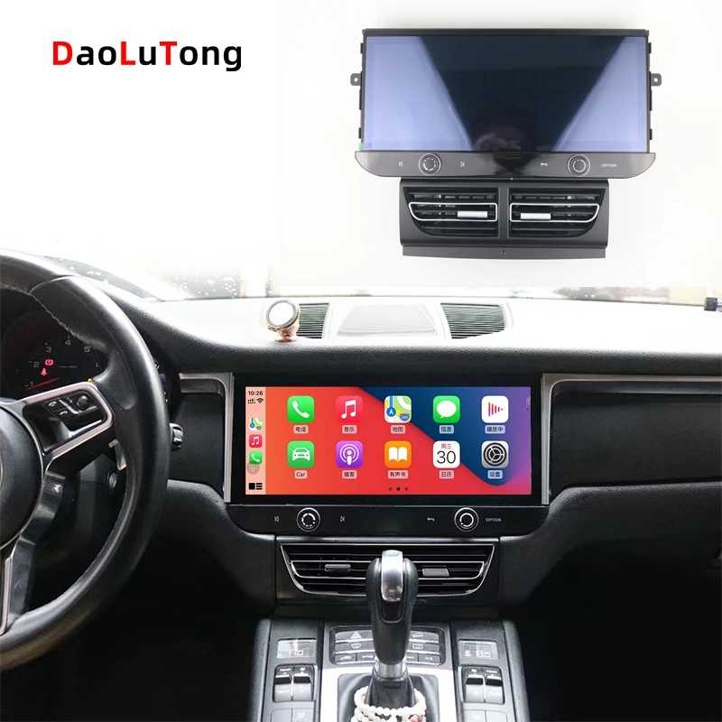 12.3 Inch 8G+256G Dvd Car Radio Stereo Android 11 Touch Screen Multimedia Player Carplay Gps Navigation  for Porsche Macan 2014-