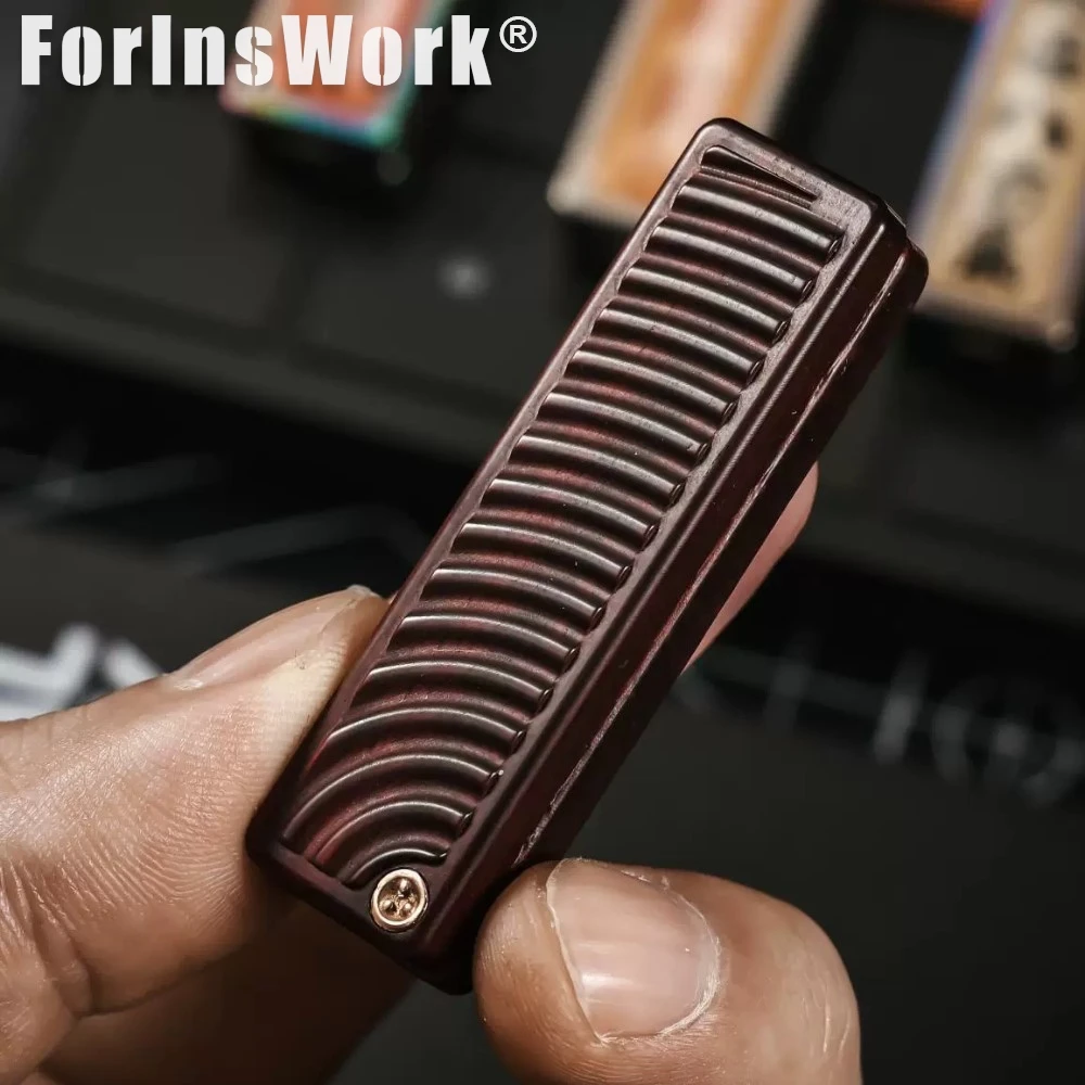 CHIMAGO Wooden EDC Direct Push Mechanical Fidget Slider, Anti-Anxiety Pocket Fidget Toy