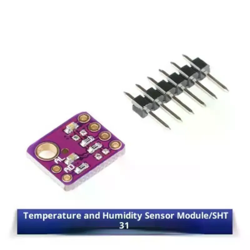 Picture 5: SHT31 SHT30 Temperature SHT31-D Humidity Sensor Module Microcontroller IIC I2C Breakout Weather 3V 5V Compliant FOR ARDUONO